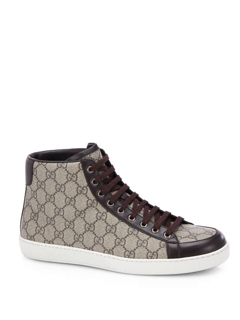 gucci supreme shoes high top|gucci high top sneakers men's.